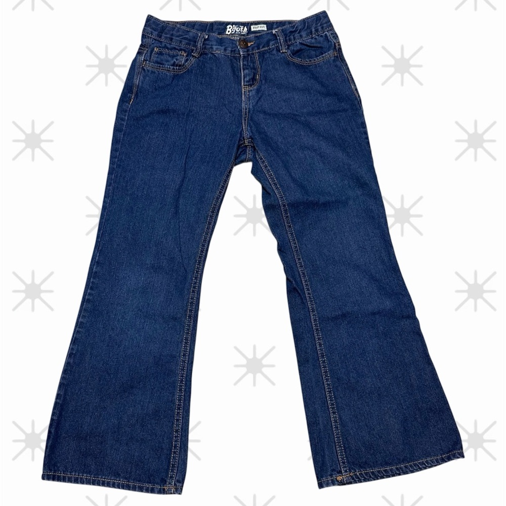 OshKosh B’Gosh Size 12 Flare leg bootcut streetwear dark wash classic denim jean